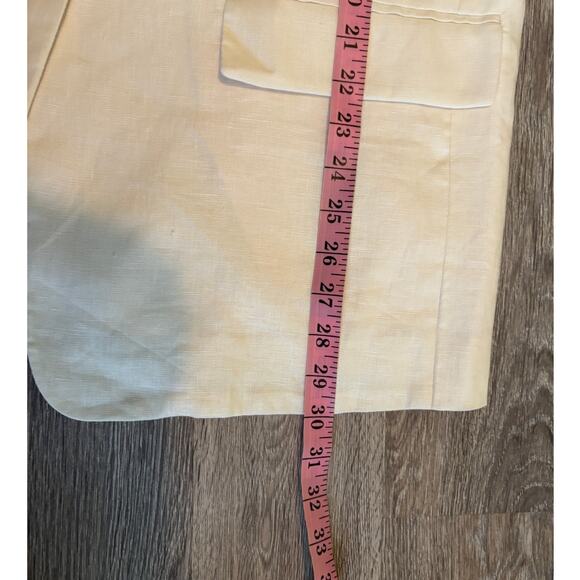 Everlane Oversized Blazer in Linen Size 10 Bone Jacket - Picture 9 of 11